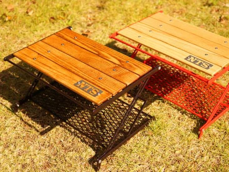 Nature Tones Little Break Stand Camping Small Dark Brown Table, Size,