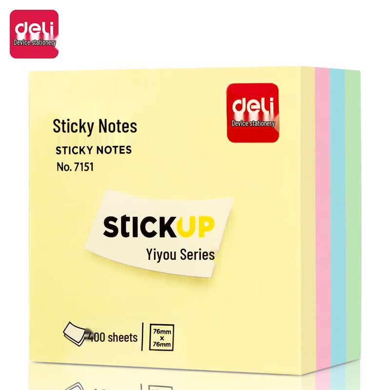 Deli 7151 Yiyou Colored Sticky Notes