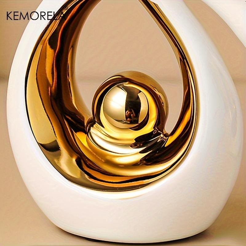 KEMORELA 1/2PCS Home Decoration Luxury Statues Simple Style Holiday Decorations TV Cabinet Wine Cabinet Office Desk Accessories