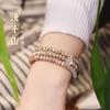 Bracelet Naturel en Perles Bodhi Étoile et Lune pour Femmes, Bracelet Perlé Style Chinois Vintage, Chaîne Bodhi, Cadeau pour Petite Amie pour le Festival Qixi