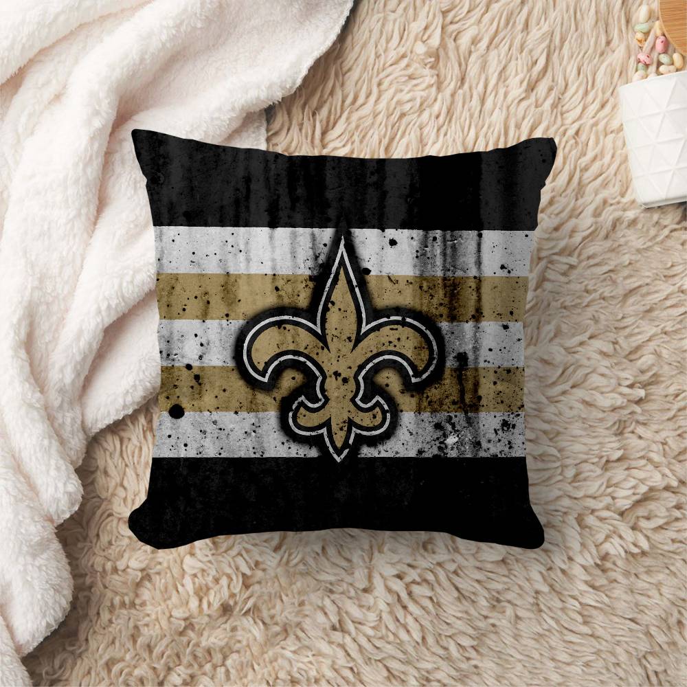 N-New O-Orleans S-Saints Pillow Anime Pillow Sofa Bed Head Pillow Cover Cushion Cover 45X45 Cm Fashion