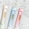 4PCS Butterfly Gel Inks Pen Retractable Gel Pen Ergonomic Grip 0.5MM Fine Point Black Inks for Office School Supplies