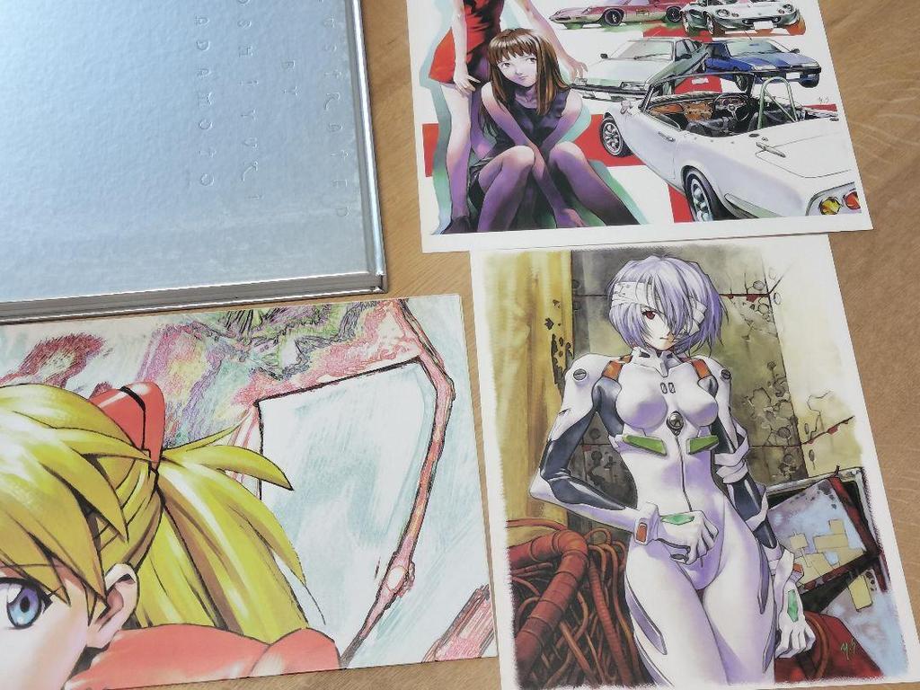 [USED] "Der Mond Yoshiyuki Sadamoto Art Collection" Limited Edition with 2 original reproductions and a large poster