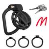Chastity Cage 3 Rings Penis Ring Cock Cage Fetish Sissy BDSM Sex Toys for Men Adult Fetish Gear Male Urethral Chastity Device