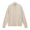 Spring Double Zipper Half Turtleneck Warm Couple Gaoke Cardigan Sweater Jacket Men's Sweater