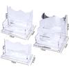 Transparent Name Card Display Stand Acrylic Organizer Storage Rack  Business Name Card