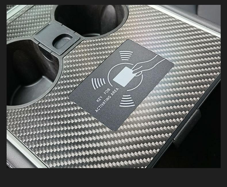 Real Carbon Fiber Center Console Trim for Tesla Model 3/Y