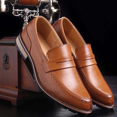 Lente Herenschoenen Leer Heren Kleding Schoenen Luxe Heren Zakelijke Oxfords Formele Schoenen Klassieke Gentleman Schoenen voor heren