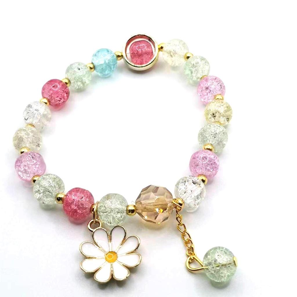 Elegant Crystal Butterfly Beaded Bracelet