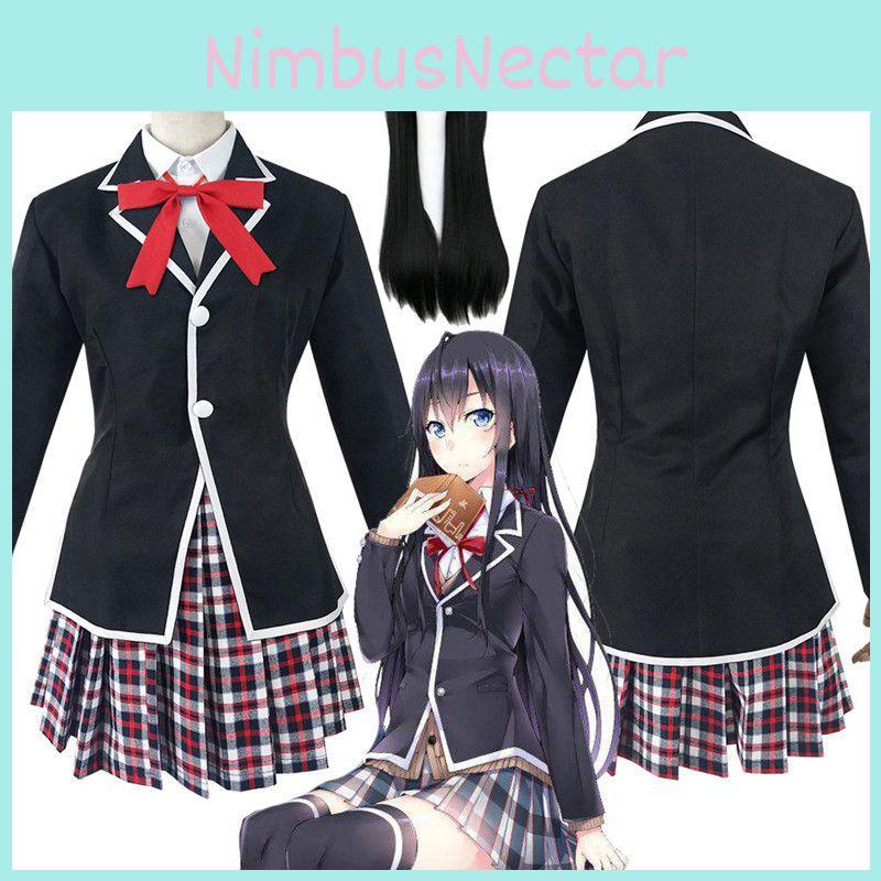 Charming My Youth Romantic Comedy Is Wrong Yukinoshita Yukino Cosplay Costume Uniform For Anime Fans