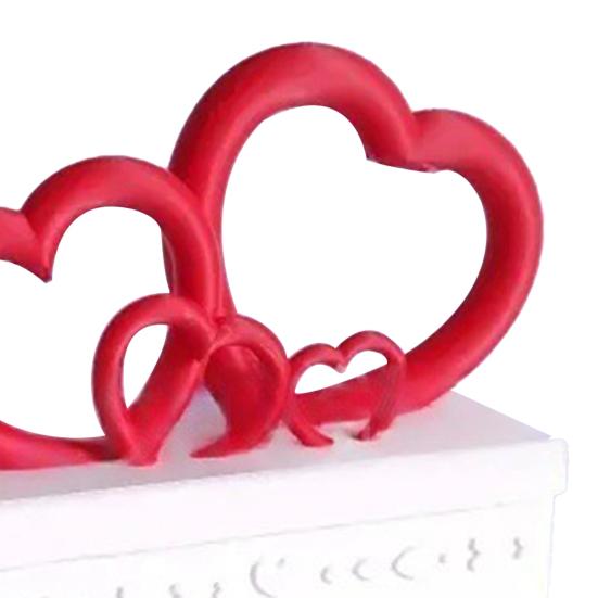 Valentinstag Herz Geschenkbox Plastik Geschenkbox mit rotem Herzdeckel für Hochzeitsfeier Jubiläum Babypartys Weihnachten