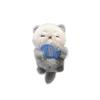 Jinnew Adorable Lamb Cat Take Seashell Otter Little Bear Plush Animal Keychain