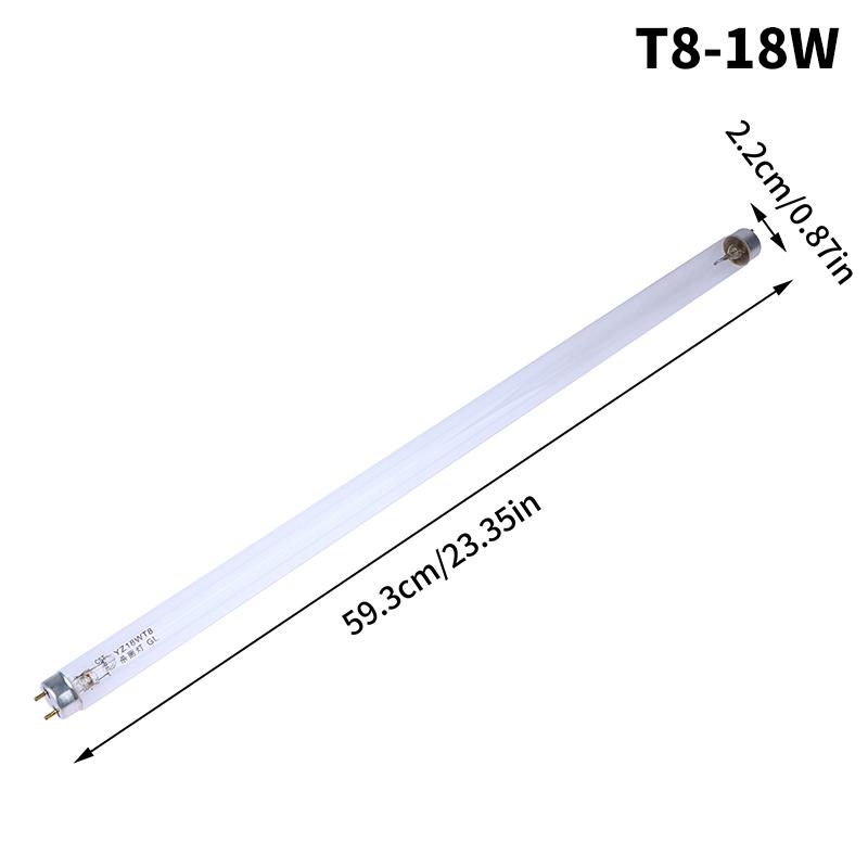 220V Uv Blb Svartlys Blått T8 Rør 10/15/18W Ultrafiolett Lampe Pære 365Nm Uv Negletørkelampe Penge Detektor Dekor Svartlys