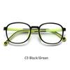 2024 Kids Blue Light Glasses Square Silicone Nose Pad Optic Myopia Hyperopia Eyeglass Frames Child Glasses 0 Diopter Eyewear