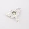 Green Amethyst Gemstone 925 Sterling Silver Jewelry Vintage Pendant 1.2" Gift CP-31-15