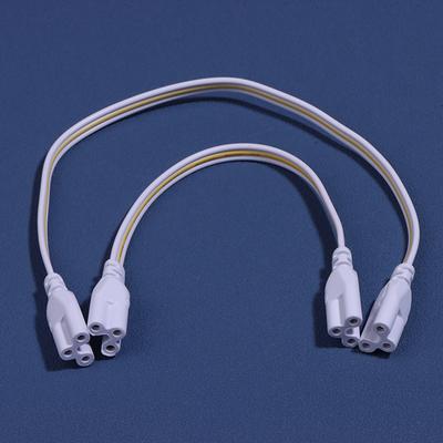 5Pcs Flexiable Double End 3Pin Led Tube Connector Cable Wire T4 T5 T8 Extension Cord For Integrated Led Tube Light Bulb