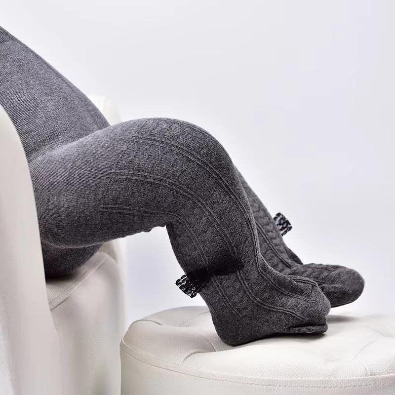 

Детские колготки из хлопка для девочек, детские вязаные колготки для младенцев, мягкая одежда для малышей, чулки для новорожденных XL