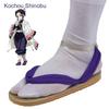 Hot Anime Demon Slayer Kimetsu No Yaiba Cosplay Accessories Kamado Nezuko Cosplay Clogs Kimono Flip-flops Geta Slippers Shoes