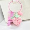 Wool Knitting Peach Keychain: Cute Creative Pendant for Student Backpacks & Gifts