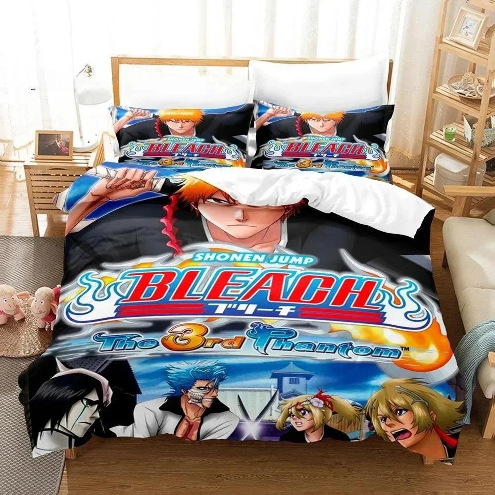 Comforter New 3D Print Anime Bed Bleach Bedding Set Single Twin Full Queen King Size Bed Set Adult Kid Bedroom S