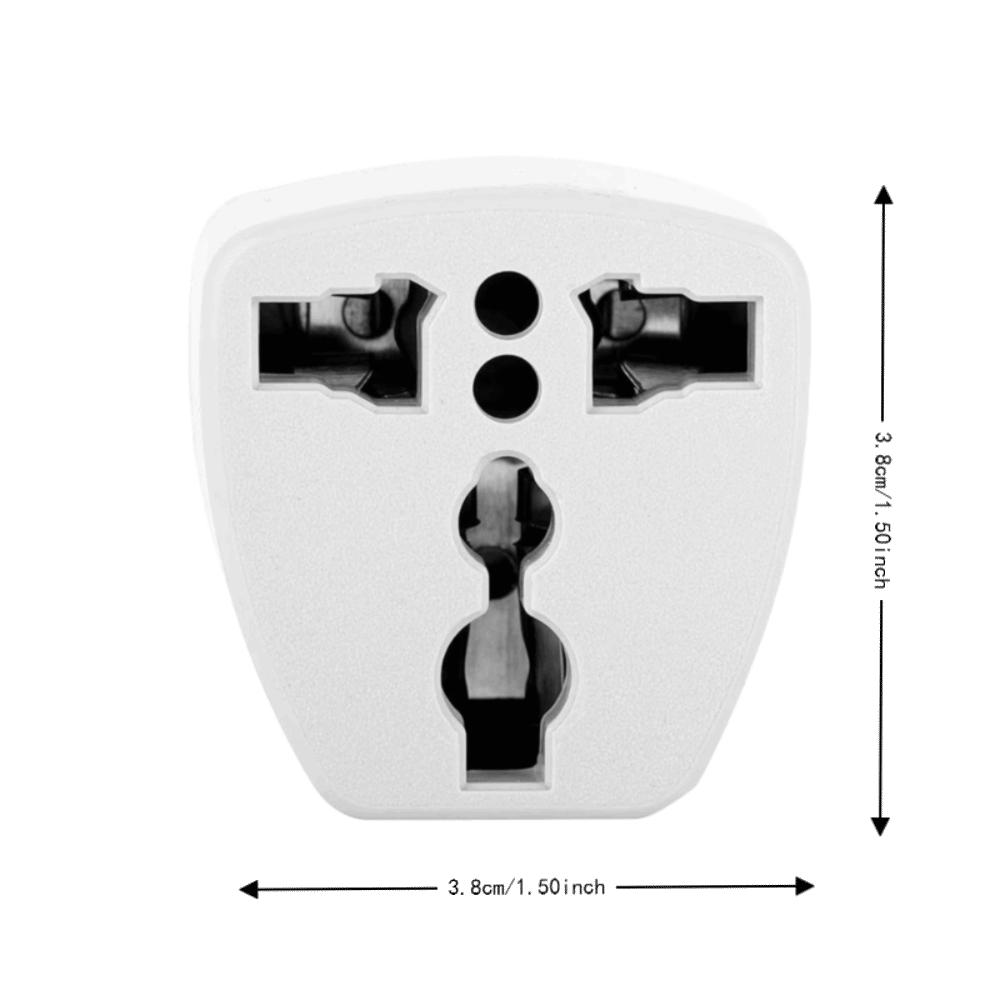 220V US Plug Converter Adapter 2 Pin Travel Conversion Plug for Phones Household Appliances