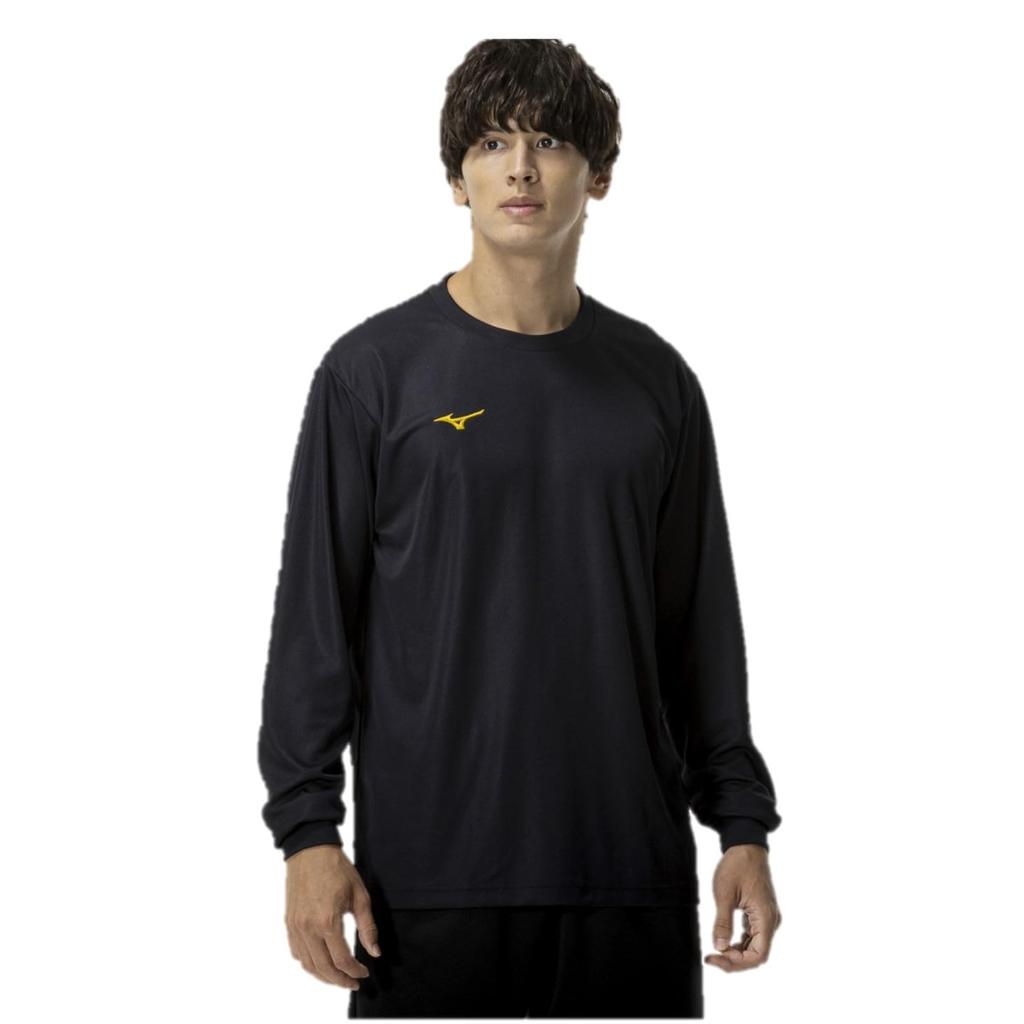 Mizuno NaviDry Long Sleeve Training Size Size M Exclusive Model T-Shirt, U-Neck, Moisture-Wicking, Quick-Drying, Underwear, Men's, 32MAC195,