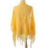 Wedding Accessories With Tassel Women Shawl Hollow Multicolored Evening Prom Cape Wedding Bridal Shawl Cosplay Fashion Scarf