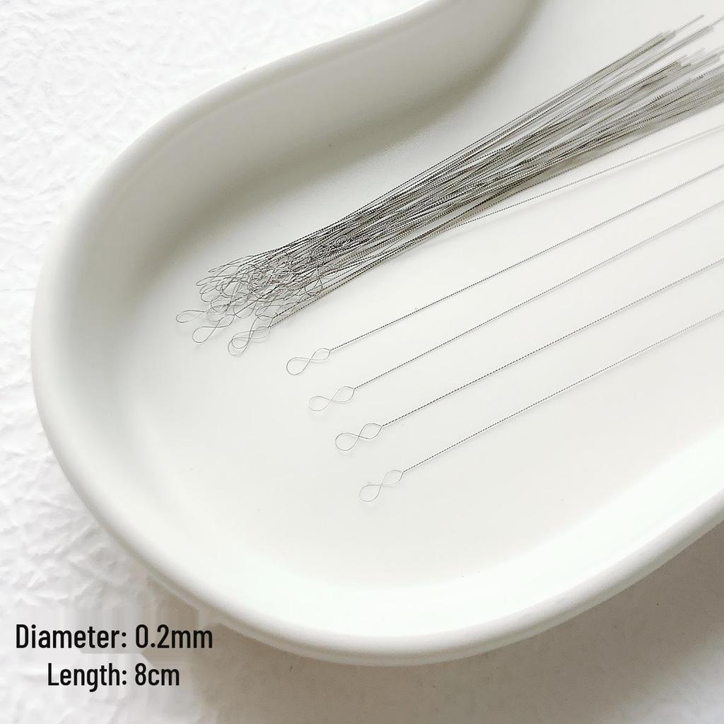 Ac cu Gămălie Răsucită pentru Înfilat Mărgele și Făcut Brățări