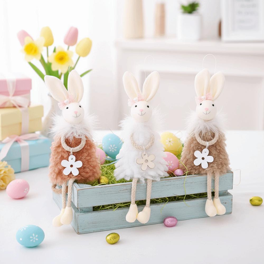Party Decor Hanging Design Easter Decoration Cute Appearance Easter Decor Rabbit Festive Style Easter Bunny Spring Holiday