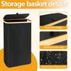 Toilet Paper Storage with Lid Large Capacity Toilet Paper Basket Oxford Cloth Toilet Paper Roll Basket Toilet Paper Organizer