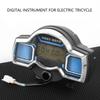 Universal Motorcycle LCD Meter 48V 60V 72V Compatibility Battery Level Speed Monitoring Gauges for Electric Tricycle