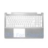 Silver New Repalce Cover For Inspiron 15 5000 5584 P85F LCD Screen Back Cover Front Bezel Hinges Palmrest Lower Bottom Case