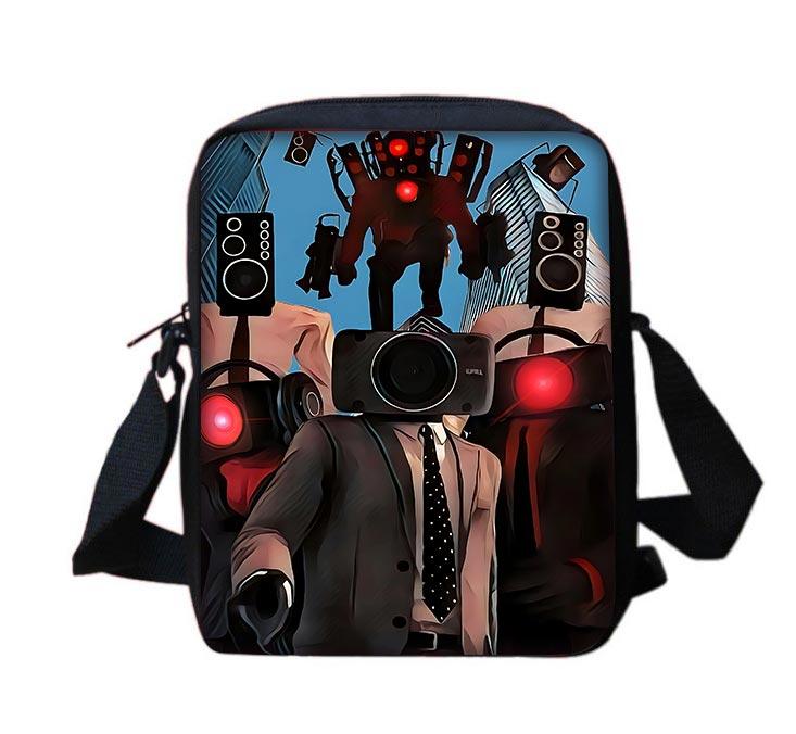 TITAN SPEAKER MAN Child School Backpack With Shoulder Bag Pencil Bags School Bags for Boys Girls Best Gift