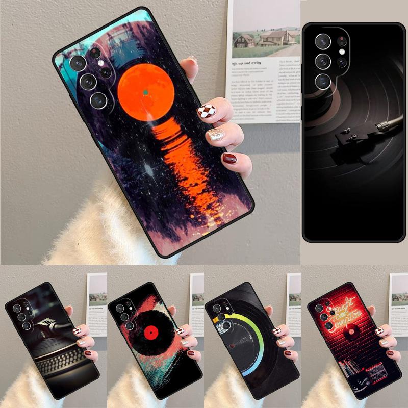 Vinyl Record Original TPU Phone Case For Samsung Galaxy Note 10 Pro S26 S25 S24 S23 S22 Ultra Plus S21 FE S20 Shockproof Cover