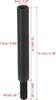 shift knob extension shift knob extension gear shift long adapter for car extender lever 100mm M10x1.25 for Mazda Mitsubishi