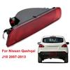 Red Rear Bumper Tail Central Fog Lamp Reverse Reflector Brake Lights Cover for Nissan Qashqai 2007- 2013 Car AccessoriesGood Product