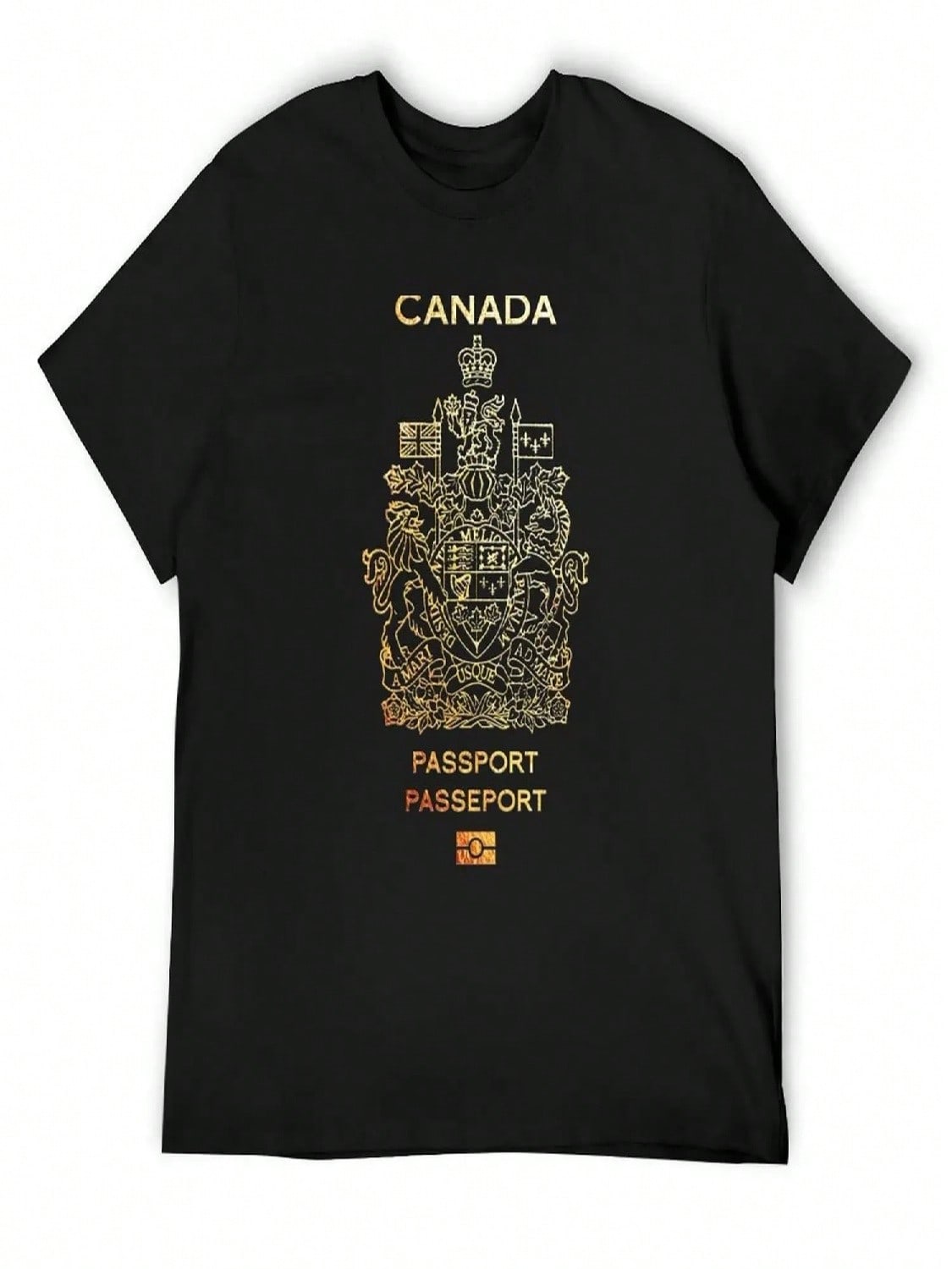 Canadian Passport Cover T-Shirt Luxury T-Shirt Man T-Shirt Vintage Graphic Tee Shirts unisex Graphic S
