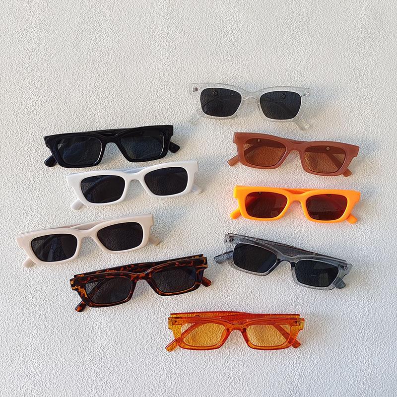 

Trendy Small Frame Jelly Tea Sunglasses for Women - Celebrity Style Pull-Down Hip-Hop Disco Glasses
