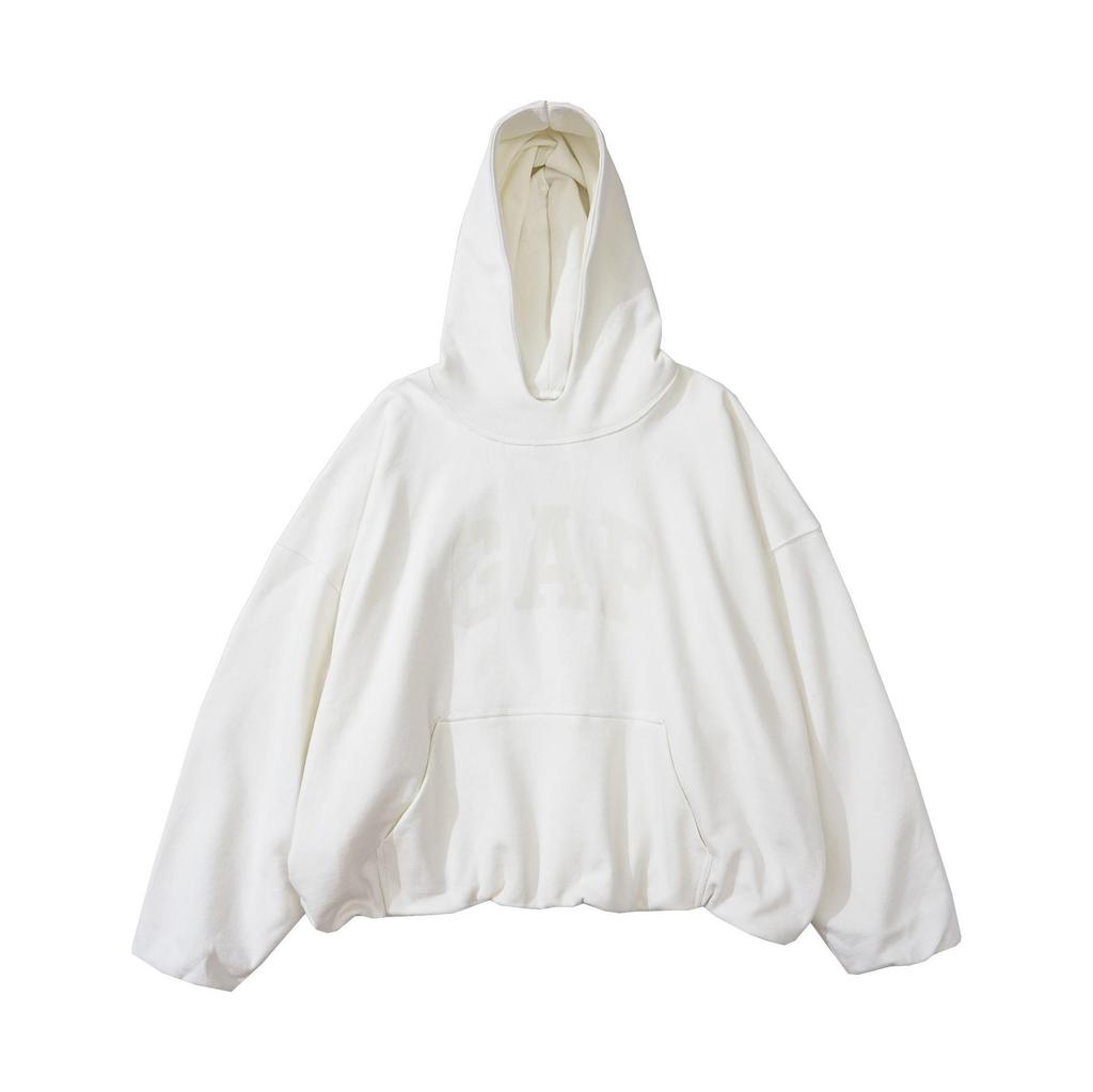 INS HYPE FIVE Kanye West Style Double-Layer Hooded Sweatshirt with Pigeon Print and Cotton Padding