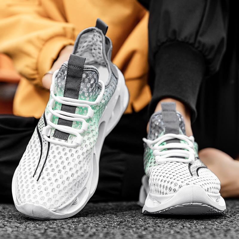 Fashion New Men's Running Shoes Fashion men Casual shoes Mesh Breathable Sneakers Lightweight Comfortable Tenis Sports Training Footwear