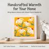 Complete Punch Needle Embroidery Kit DIY Craft Beginner Floral Animal Pattern Yarn Canvas Wall Art