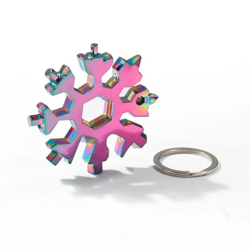 Multifunction Portable Snowflake Wrench EDC Multifunction Torque Metal Hexagonal Octagonal Screwdriver Outdoor Tools