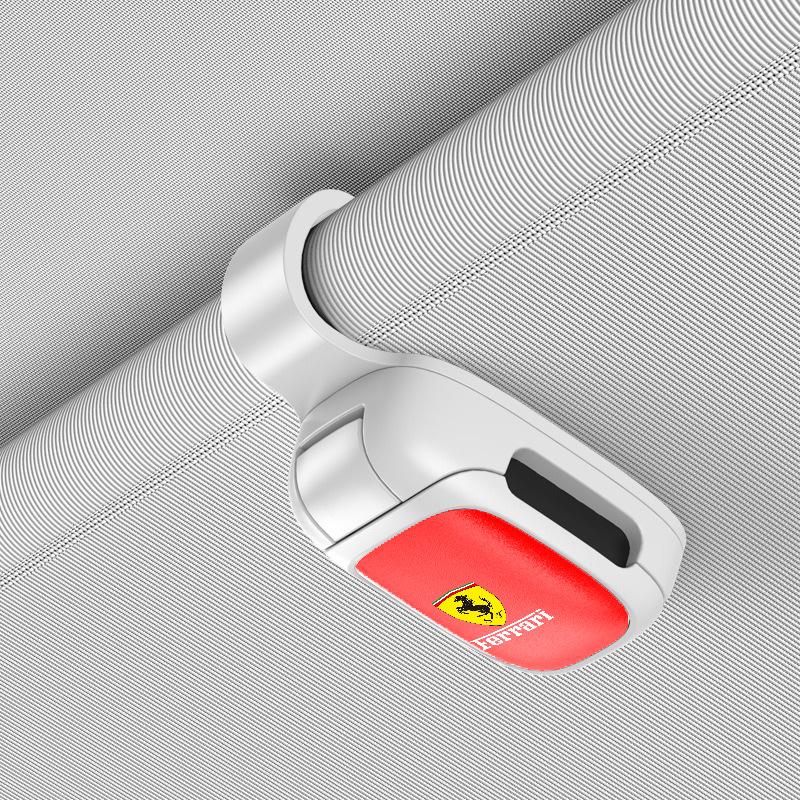 

For Ferrari 308 GT4 328 GTB GTS F355 360 Modena F430 458ltalia 488 Car Sun Visor Glasses Holder Sunglasses Case Eyeglasses Clip