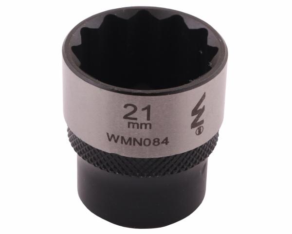 3/8" Twelve-point Socket. 21 . CrV50BV30. DIN 3124. Waryński
