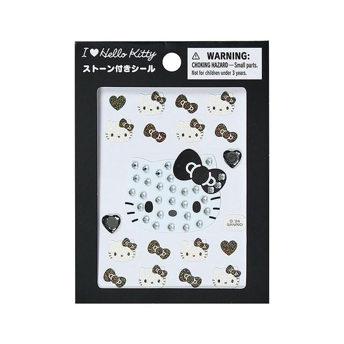 Sanrio Sticker with Stones (I Love Hello Kitty) Hello Kitty Black 478521