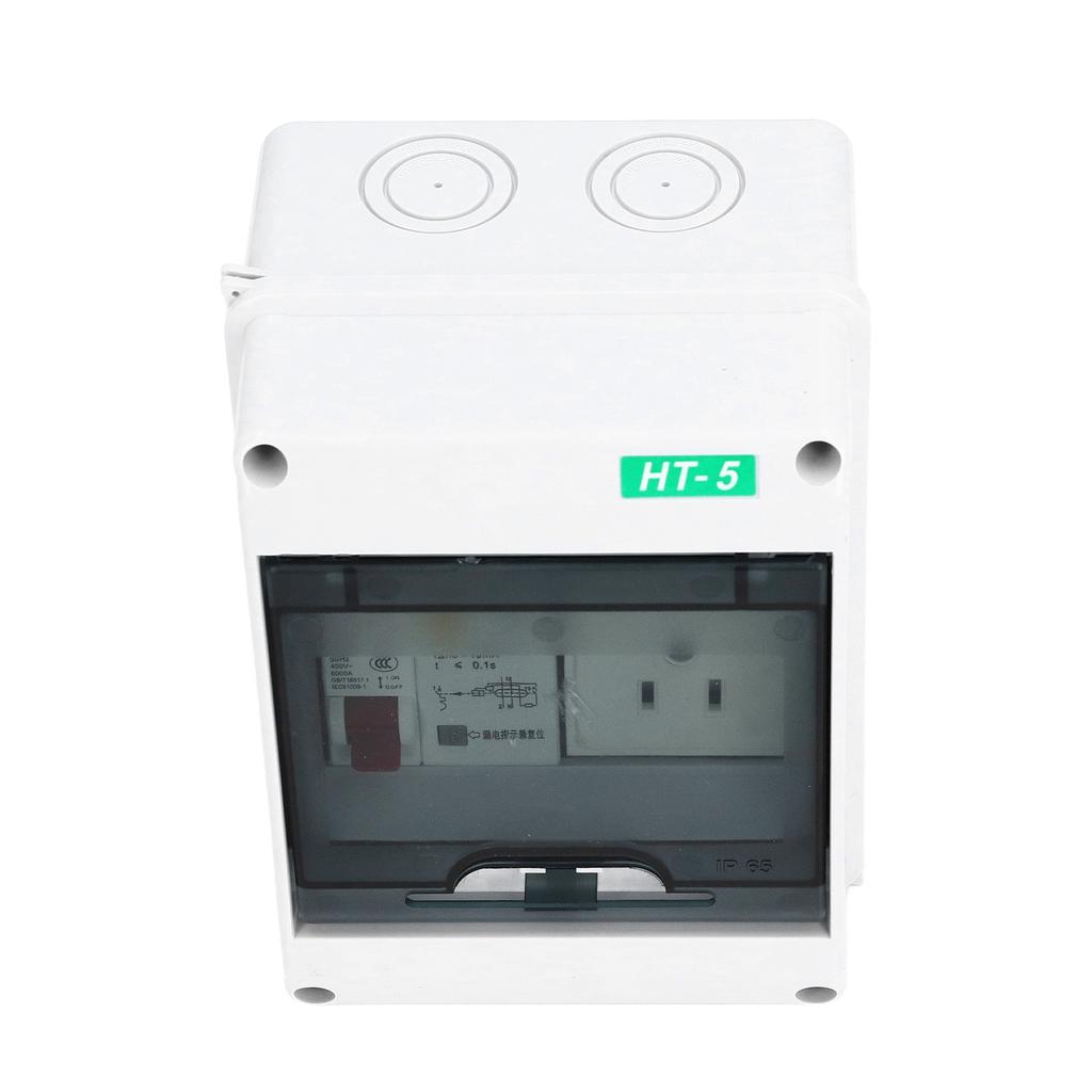 Distribution Box 1 Way 15A IP65 Waterproof Circuit Breaker Protection Case 110‑250VAC US Plug for In