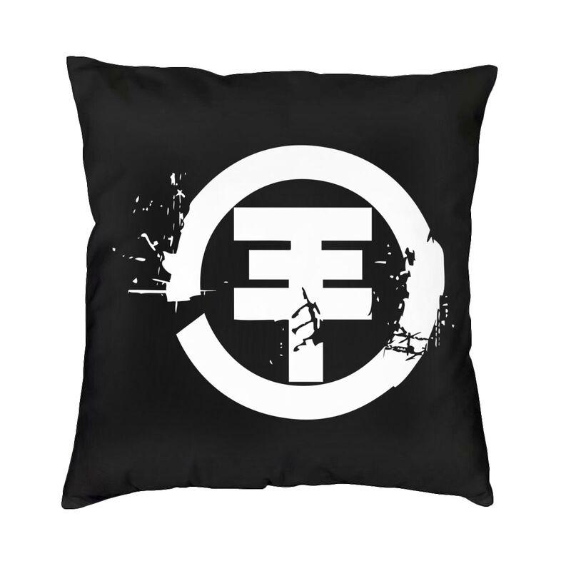 Soft Tokio Hotels Logo Music Rock Band Throw Pillow Case Decoration Custom Square Cushion Cover 40X40Cm Pillowcover Living Room