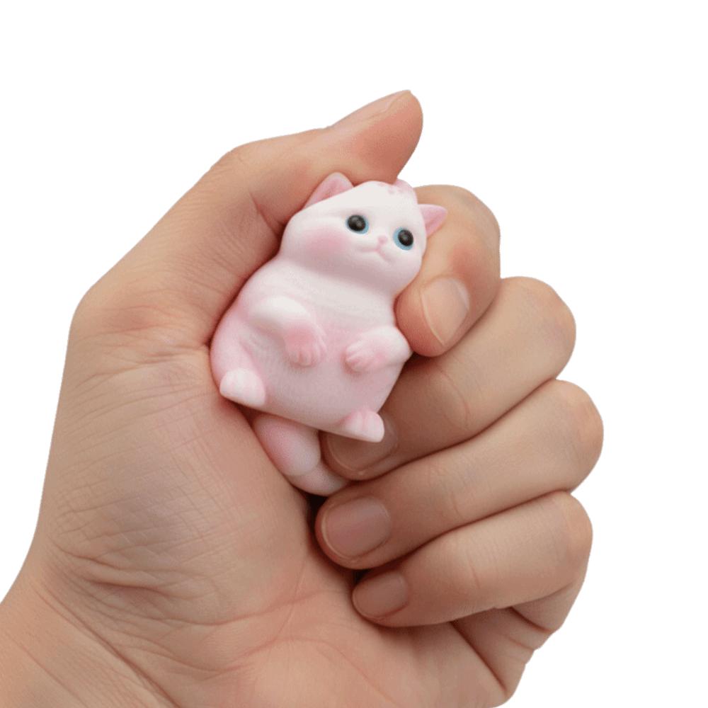 Slow Rebound Cat Squeeze Toy Realistic Cat Cat Pinching  Toy Cat Squishy Toy  For Adults