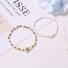 2pcs Set Bohemia Charm Hand-woven Acrylic Beads Shell Conch Bracelet for Women Summer Trendy Beach Bangle Jewelry Set Gift