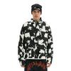 FILA X Études Collaboration All-Over Print Zipper Stand Collar Long Sleeve Down Jacket Men outerwear F11M346901F-ZA